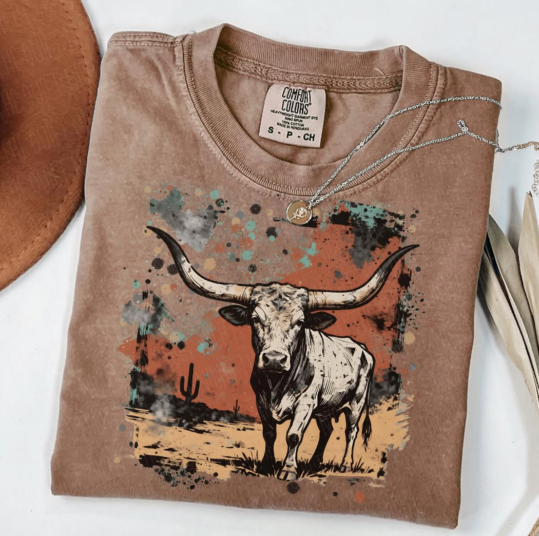 Long Horn Western Cow